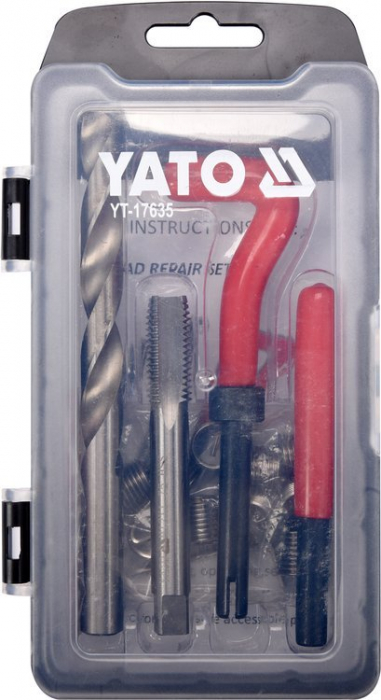 Set YATO, Pentru Reparat Filete, M12x1.75, HSS, 20buc [2]