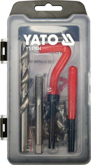 Set YATO, Pentru Reparat Filete, M10x1.5, HSS, 30buc [2]