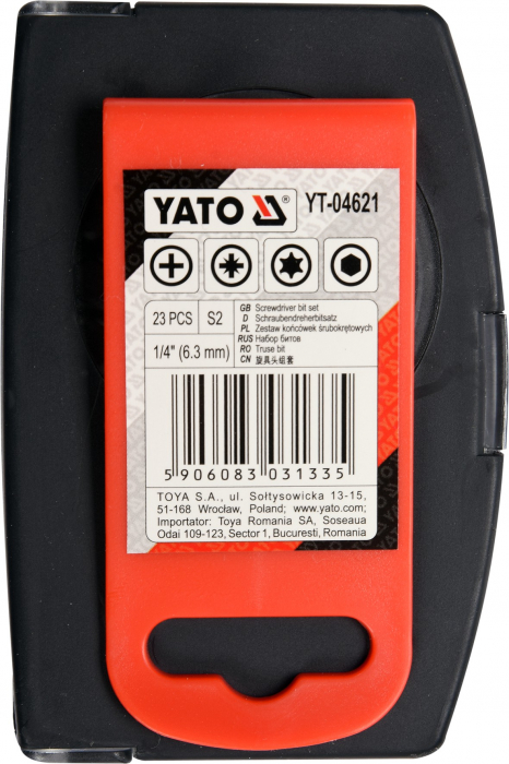 Set YATO, profesional, biti-adaptoare-tubulare [2]