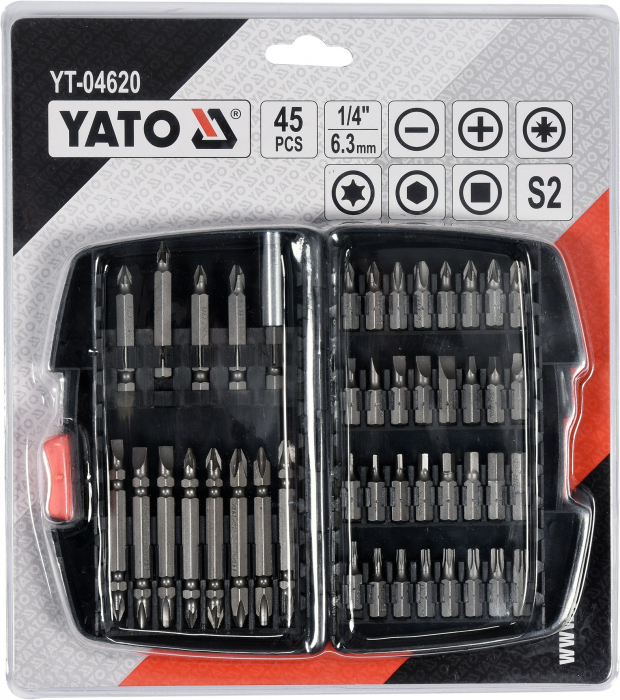 Set YATO, profesional, biti-adaptoare-tubulare [4]