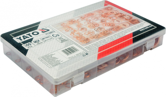 Set YATO, saibe cupru, 300 buc - [3]