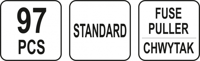 Set YATO, sigurante auto, 97buc, STANDARD [3]