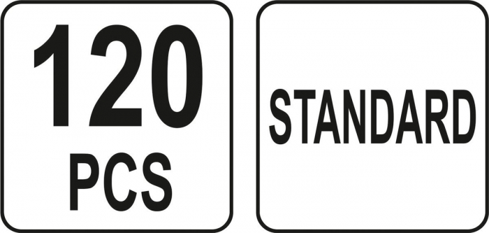 Set YATO, sigurante auto, 120buc, STANDARD [4]
