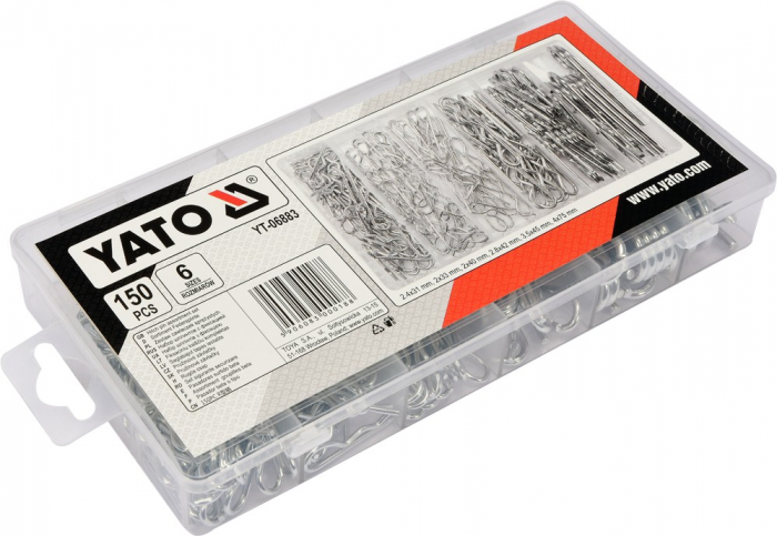 Set YATO, sigurante tip arc, 150 buc [3]