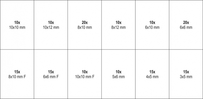Set YATO, stift filetat, 160 buc [5]