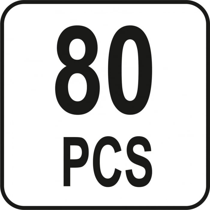 Set YATO, pene disc pentru imbinari arbore, 80 buc [4]
