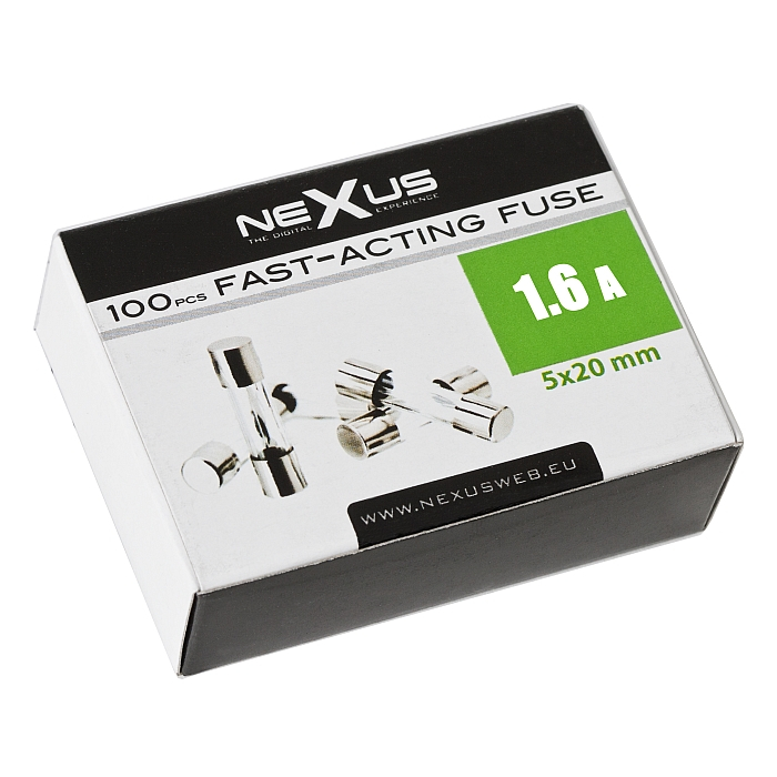 Sigurante rapide5 x 20 mm 1,6A, set 10 buc. [2]