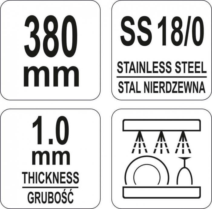 Spatula ingusta curbata YATO cofetarie 385mm [3]