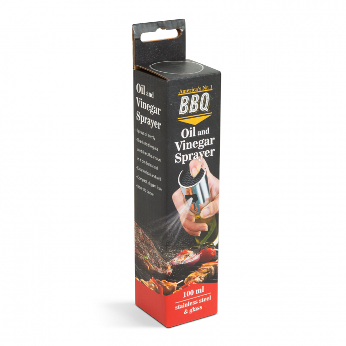 Spray cu ulei și oțet pentru grătar - din inox și sticlă - 100 ml [3]