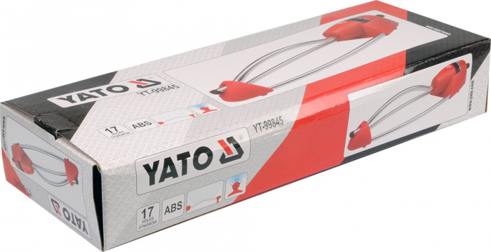 Stropitor apa YATO, oscilant, ABS + Aluminiu, 17 gauri [3]