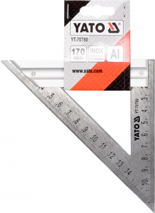 Echer metalic cu talpa YATO 170mm [3]