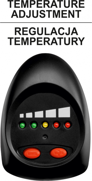 Suflanta aer cald YATO, termostat analogic, accesorii, 2000W [4]