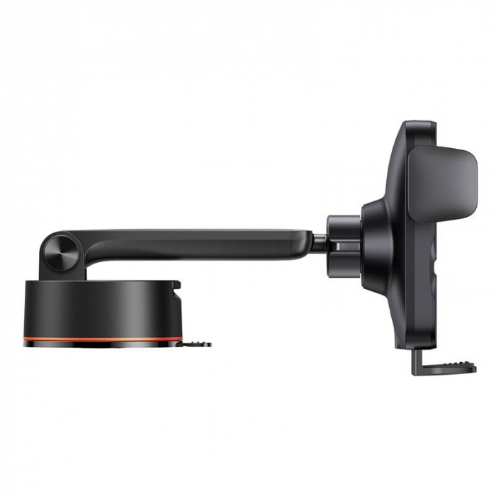 Suport auto gravitational BASEUS Wisdom Qi incarcare electrica wireless pentru ventilatie / bord (negru) CGZX000101 [5]