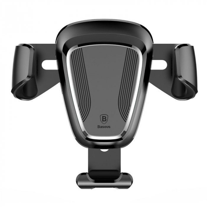 Suport auto gravitational telefon BASEUS pentru grila ventilatie (negru) SUYL-01 [3]