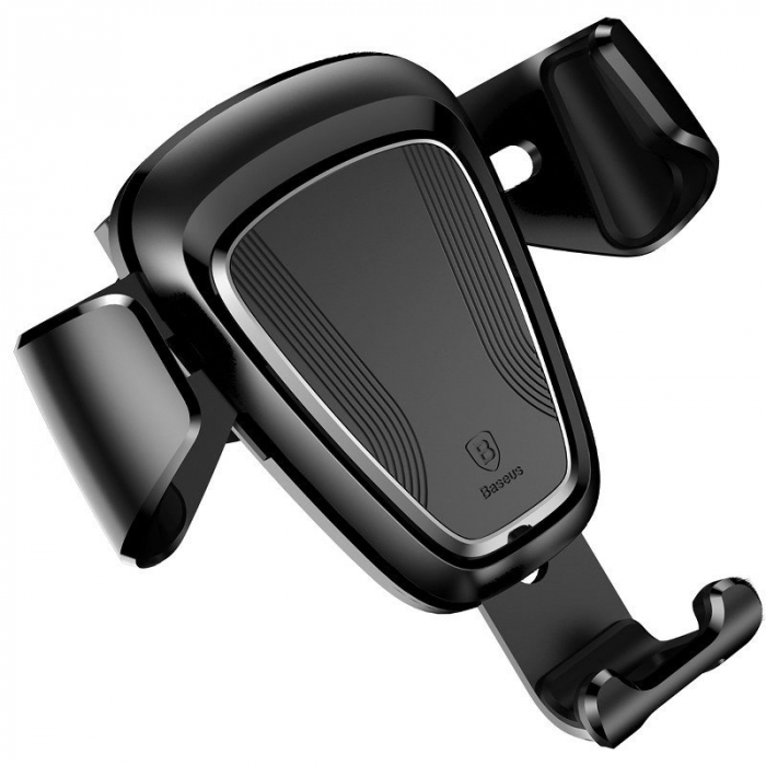 Suport auto gravitational telefon BASEUS pentru grila ventilatie (negru) SUYL-01 [9]