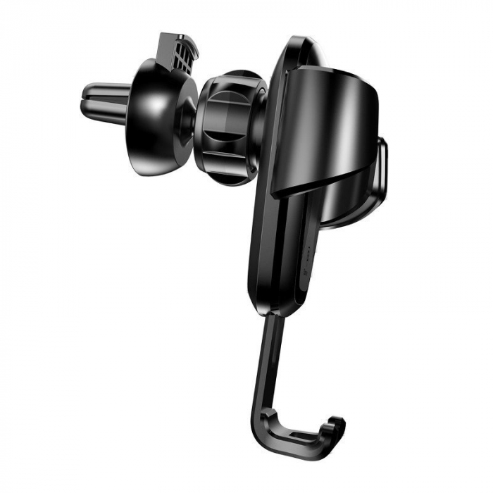 Suport auto gravitational telefon BASEUS pentru grila ventilatie (negru) SUYL-01 [4]