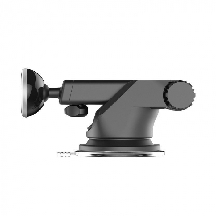 Suport auto telescopic magnetic telefon BASEUS Solid Series pentru parbriz / bord (argintiu) SULX-0S [2]