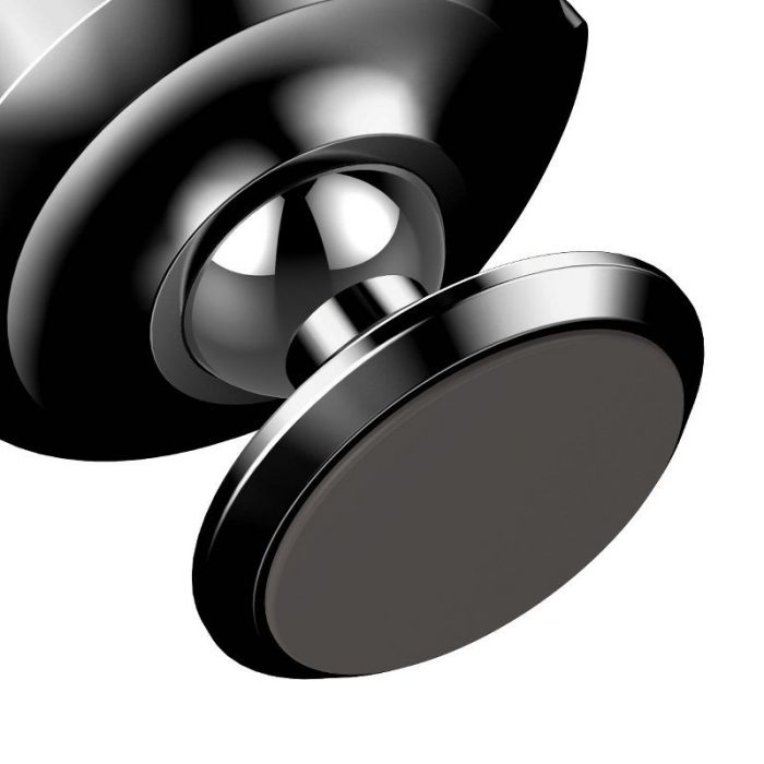 Suport auto magnetic telefon BASEUS Small Ears pentru bord (negru) SUER-B01 [3]