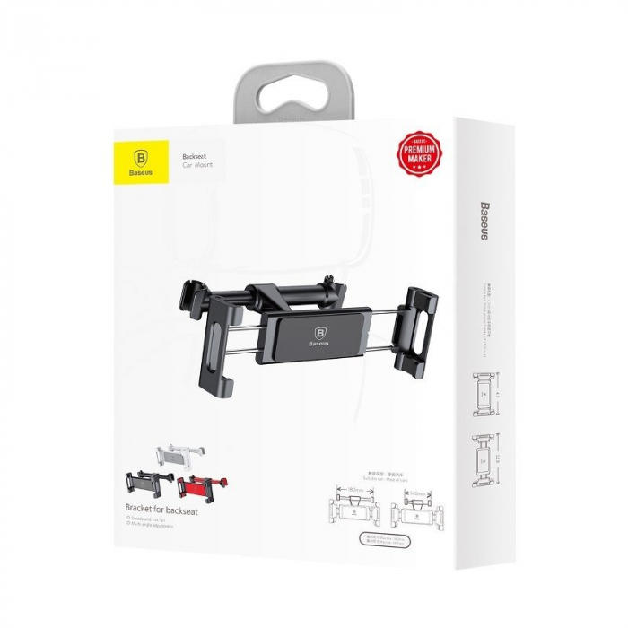 Suport tableta BASEUS pentru tetiera auto (negru) SUHZ-01 [9]