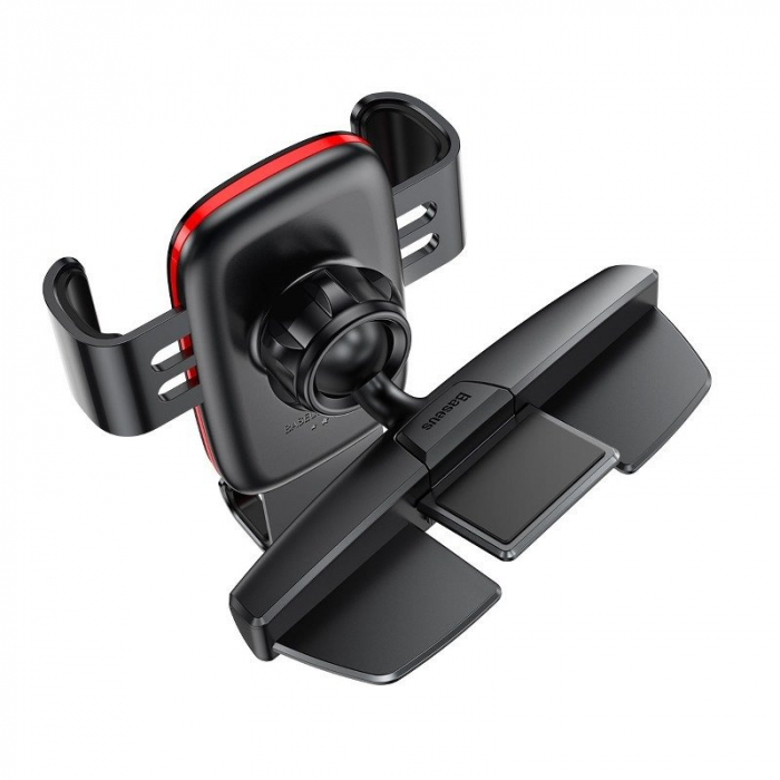 Suport gravitational telefon BASEUS Metal Age pentru slot CD (negru) SUYL-J01 [4]