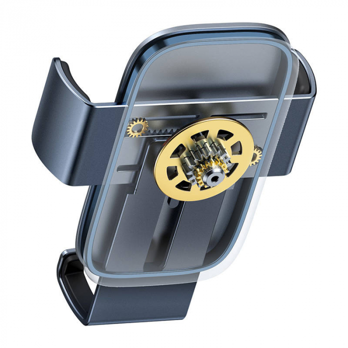 Suport gravitational telefon BASEUS Metal Age II pentru ventilatie (gri) SUJS000013 [4]