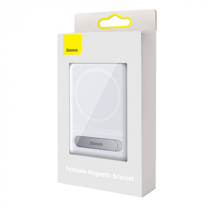 Suport magnetic pliabil BASEUS pentru Iphone MagSafe (negru/alb) [4]