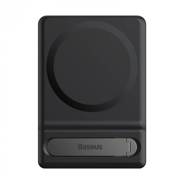 Suport magnetic pliabil baseus pentru iphone magsafe (negru alb)
