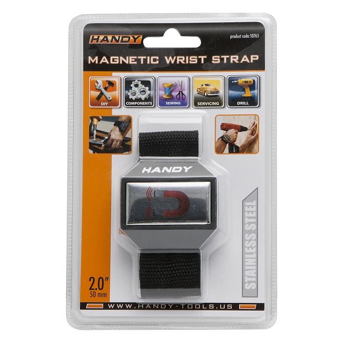 Suport magnetic pt. piese metalice mici, fixat pe incheietura mainii, 50x25mm [4]