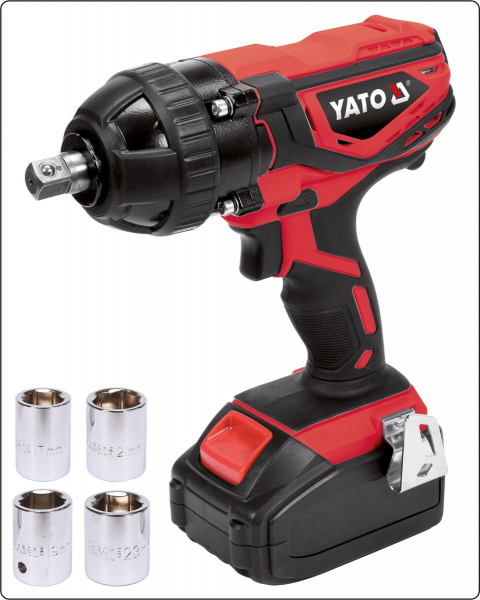 Surubelnita de impact YATO 1/2 18V, 1 X 2Ah, Li-Ion, 300Nm [7]