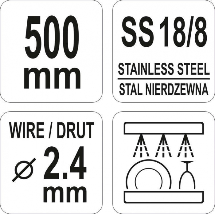 Tel inox YATO 500mm [3]