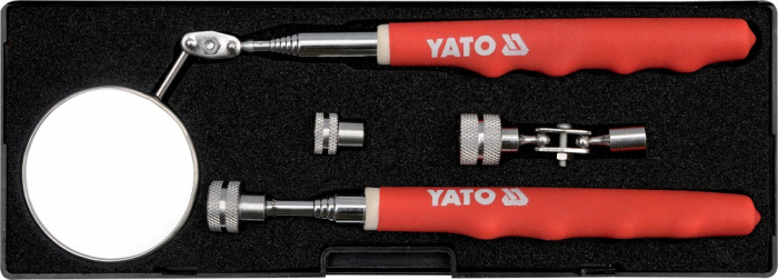 Set control YATO oglinda + telescop magnetic 4buc [3]