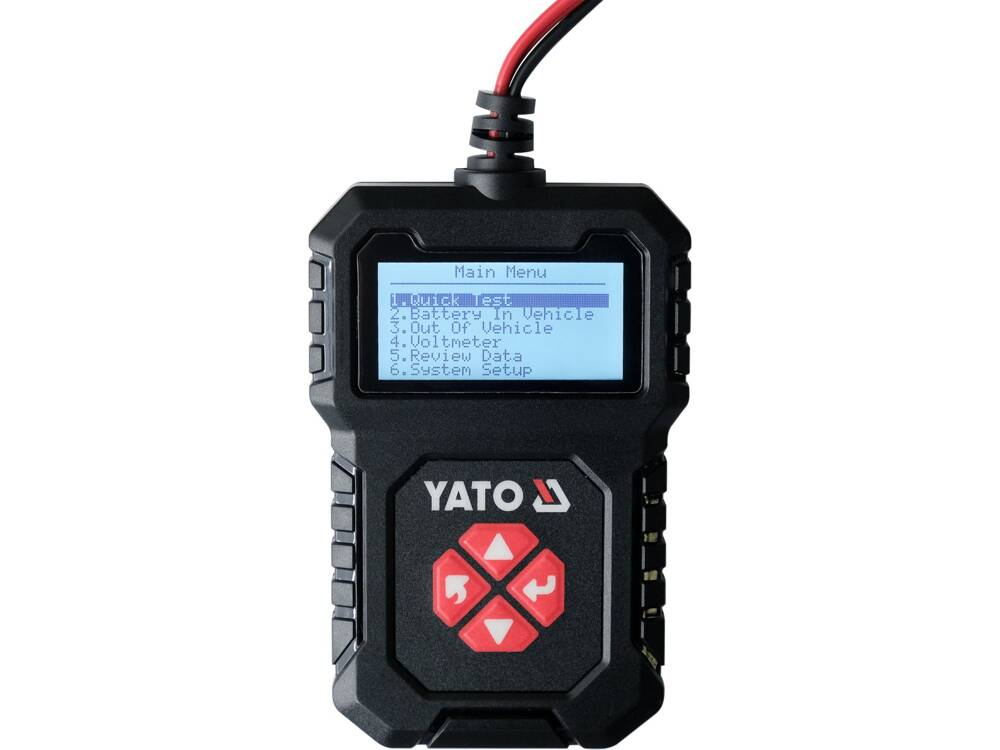 Tester Baterie Auto Electronic YATO 100 - 2000A 12V LCD [3]