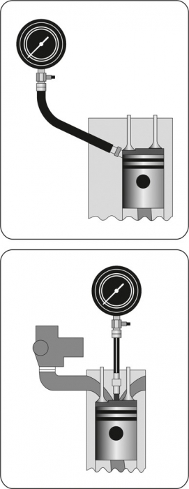 Manometru compresie YATO, pentru motor benzina [6]