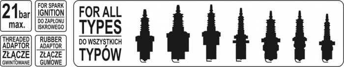 Manometru compresie YATO, pentru motor benzina [5]