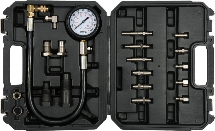 Tester compresie pentru motor diesel YATO 19buc