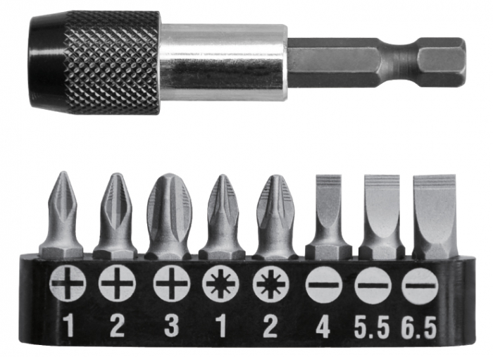 TOTAL - Set 8 biti cu prelungitor