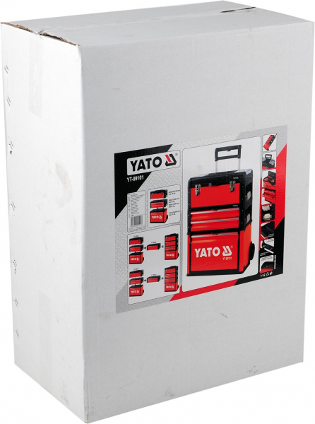 Troler pentru scule YATO, capacitate 45kg, 520X320X720mm [10]