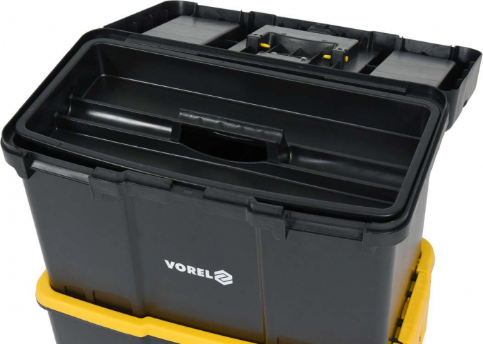 Troler scule VOREL PP/ABS 2 sectiuni 460x260x625/830 mm [7]