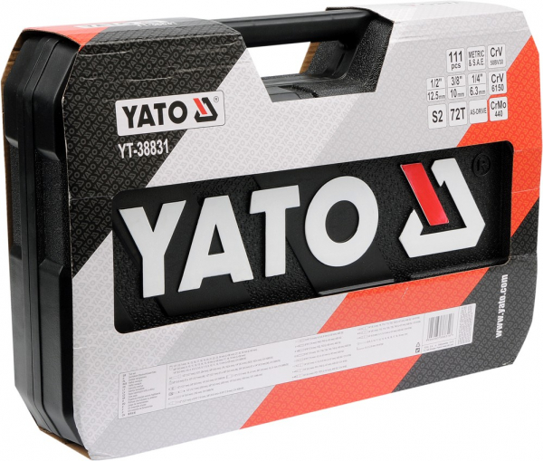 Trusa Chei Tubulare Profesionala YATO, 111buc, CrV [3]