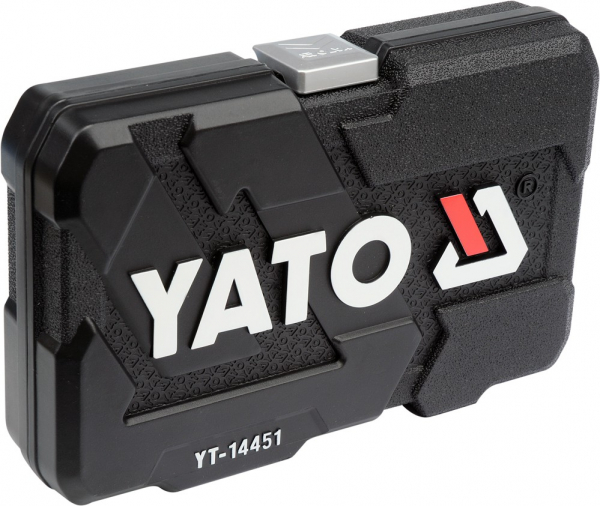 Trusa chei tubulare YATO, antrenor cu clichet, 1/4", 23buc [4]