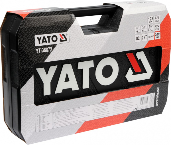 Trusa de Scule Profesionala YATO, CR-V-Mo, 128 buc [4]