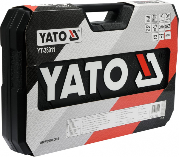 Trusa de Scule Profesionala YATO, CR-V-Mo, 79 buc [4]