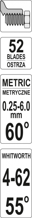 Trusa lere YATO 0.25-6.00mm 52pcs [3]