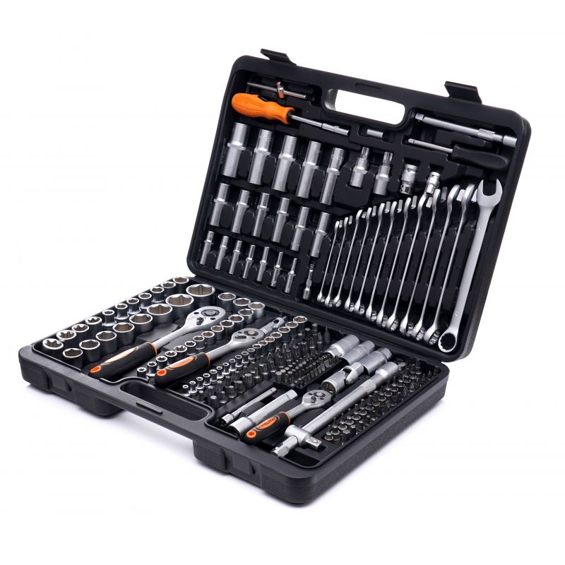 Trusa Scule Chei Si Tubulare KRAFT&DELE 1/4-3/8-1/2, 219 piese KD10470 [5]
