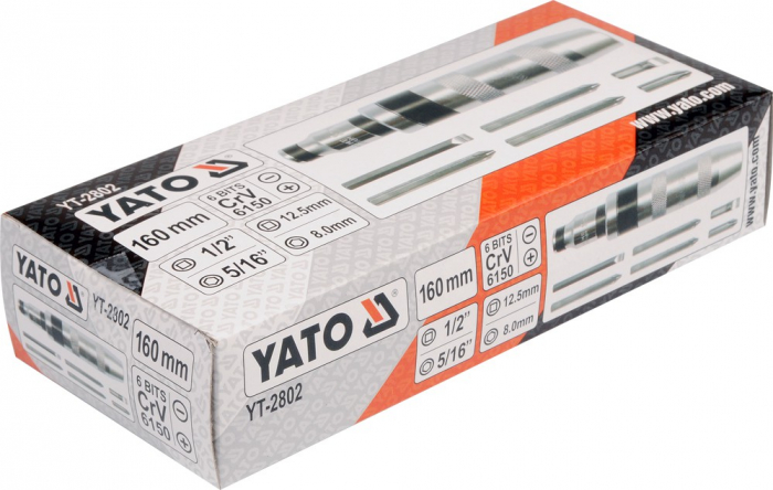 Surubelnita de impact YATO metalica 7 piese [2]