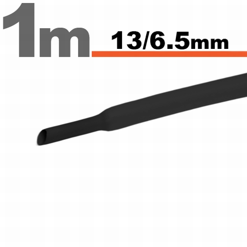 Tub termocontractibilnegru , 13 6,5 mm
