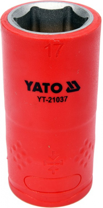 TUBULARA HEXAGONALA IZOLATA 1/2 17MM YATO [2]