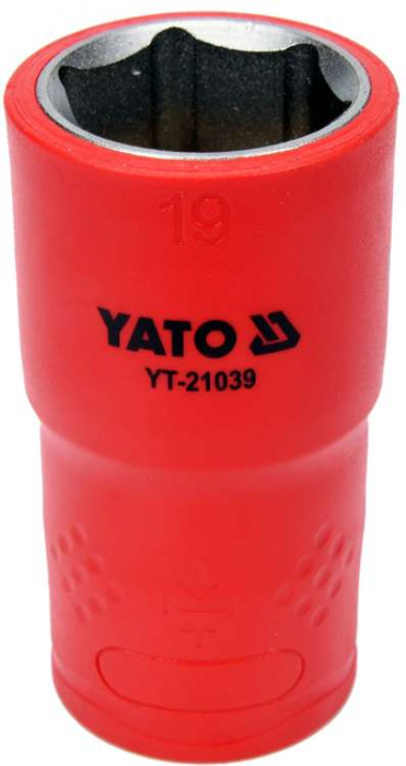 TUBULARA HEXAGONALA IZOLATA 1/2 19MM YATO [2]