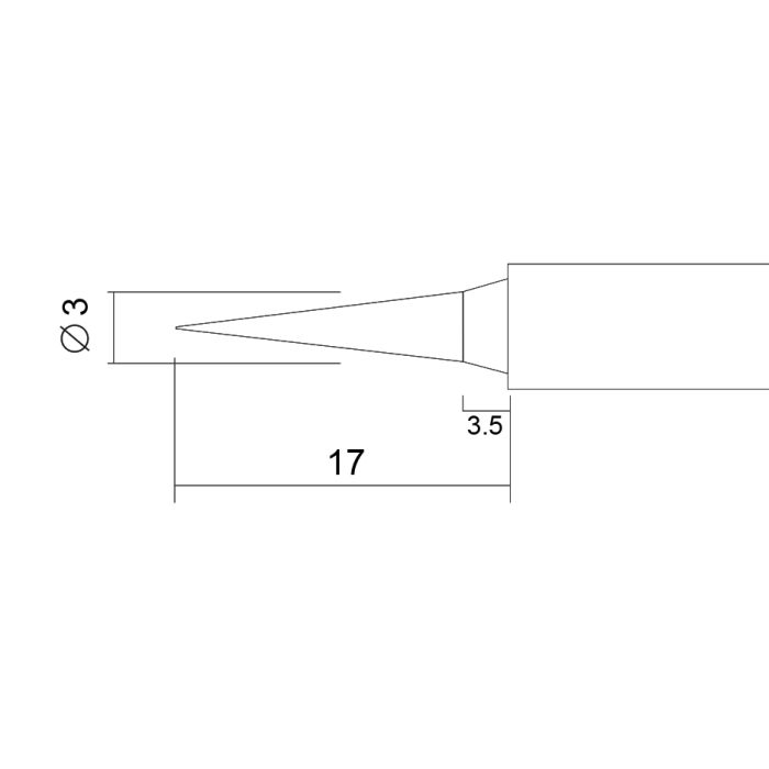 Varf ciocan de lipit 280032buc/blister [2]