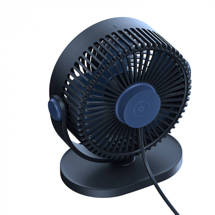 Ventilator de birou oscilant BASEUS Serenity USB 3W 5V / 1A 3 viteze (albastru) ACYY000003 [3]
